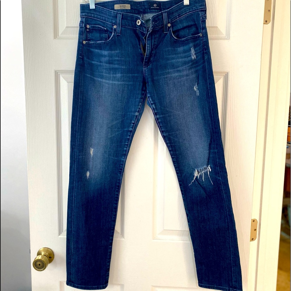 Anthropologie Medium Wash/Distressed Jeans